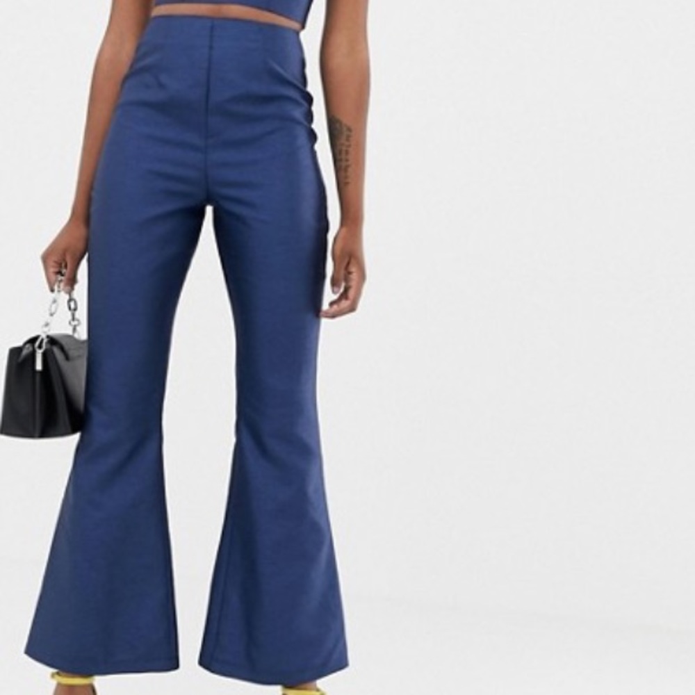 BRAND NEW reclaimed vintage satin wide leg pants